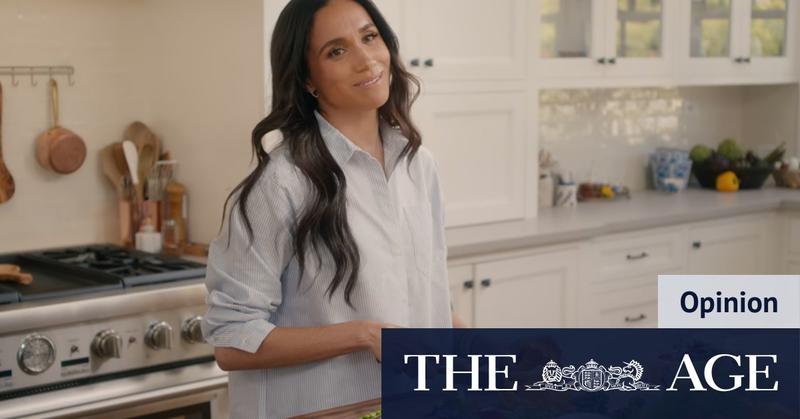 ‘Lady, you are literally just cooking’: Meghan rebrands as hyper-stylised trad wife