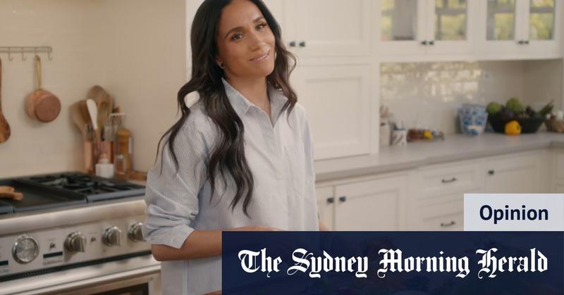 ‘Lady, you are literally just cooking’: Meghan rebrands as hyper-stylised trad wife