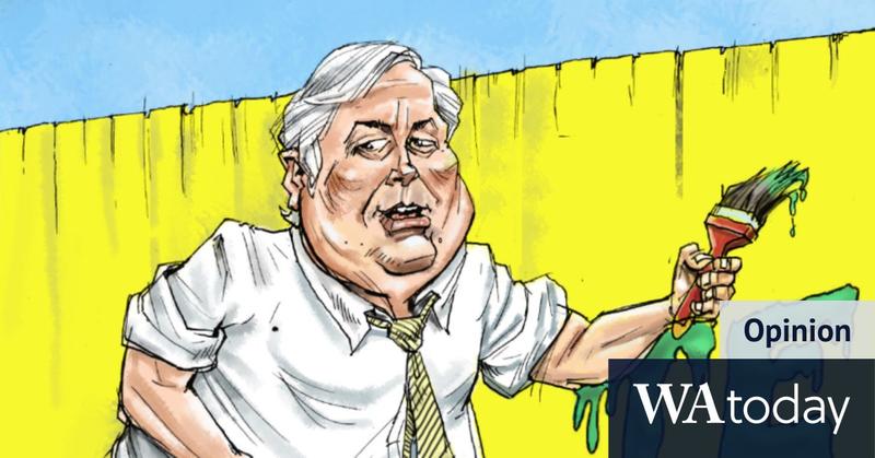 Why Clive Palmer bets you can’t tell black from white. Or yellow from teal