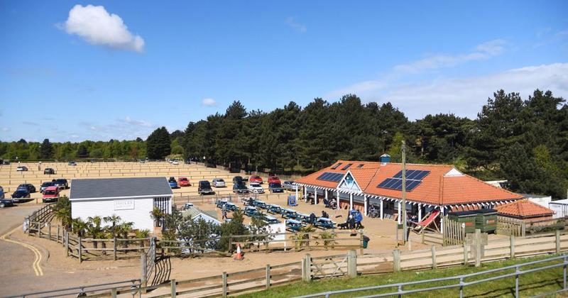 Extension work for popular seaside café is still ongoing