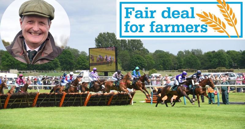 Racecourse offers free entry for farmers to 'show solidarity' in tax campaign