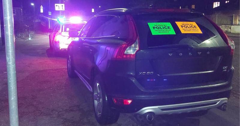 Car with illegal window tints seized by police