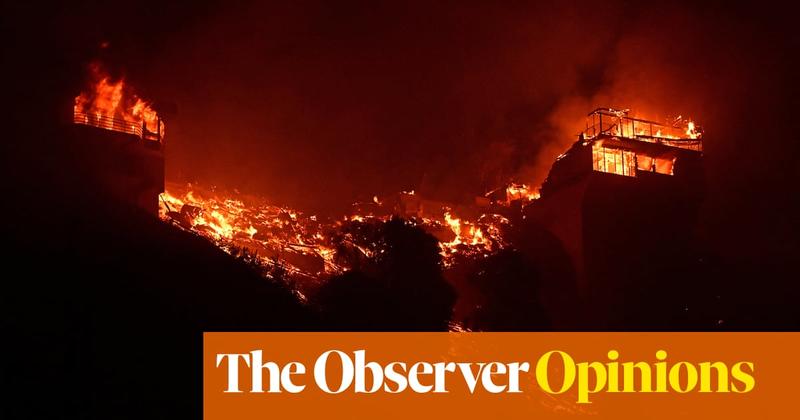 The Observer view: With Hollywood ablaze, ditching carbon targets would be an act of recklessness