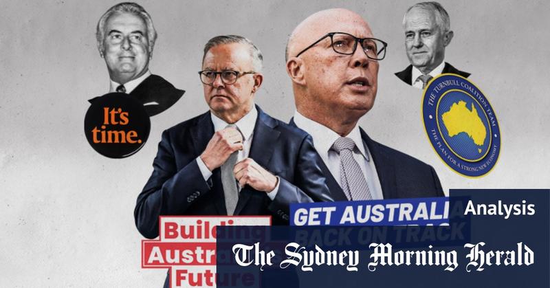 Albanese is ‘building Australia’s future’, Dutton is getting it ‘back on track’: Whose slogan will win?