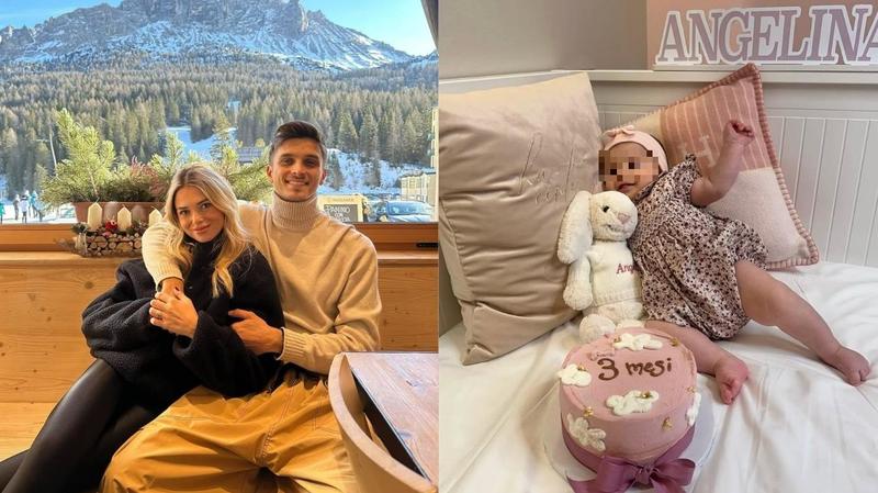 Luca Marini e il tenero complimese della piccola Angelina Luce: i festeggiamenti