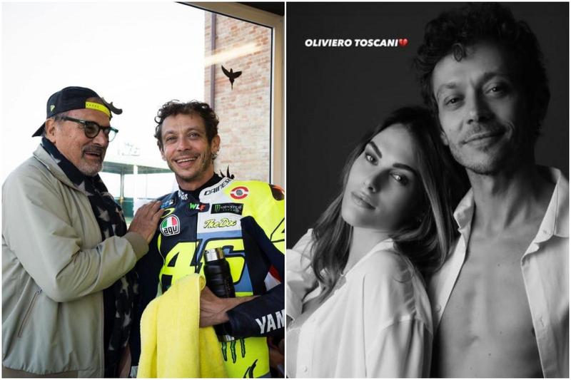 Valentino Rossi immortalato da Oliviero Toscani: il post commosso con il cuore spezzato