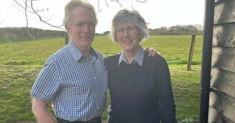 Photo shows couple killed after carol service tragedy