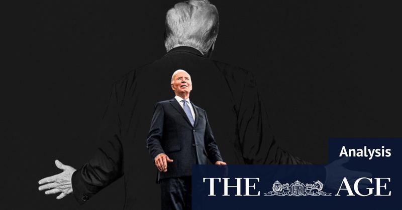 Biden’s presidency ends the way it began – in the shadow of Trump