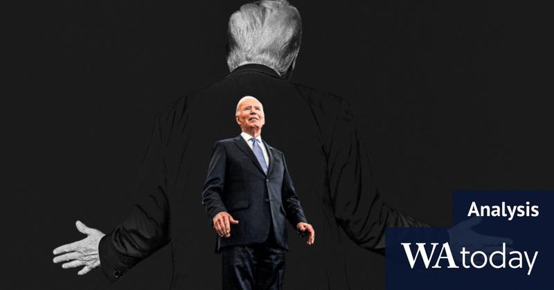 Biden’s presidency ends the way it began – in the shadow of Trump