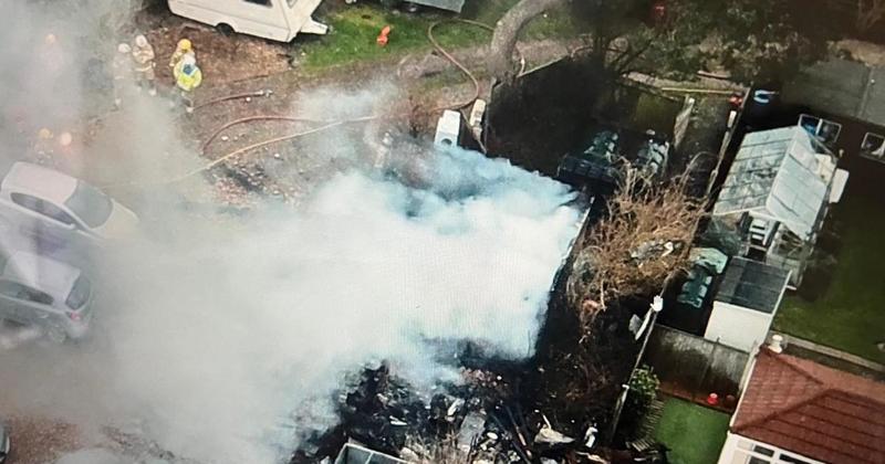 Arrest made after 'massive' burger van explosion rocks seaside village