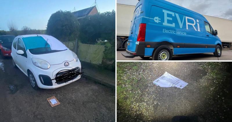 Norfolk villagers complain about cavalier courier who leaves their parcels Evri-where