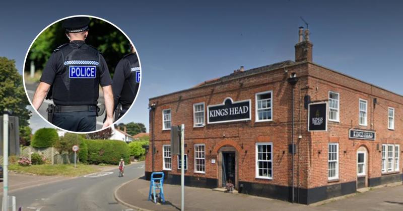 Man arrested after suspected knife threat in village pub