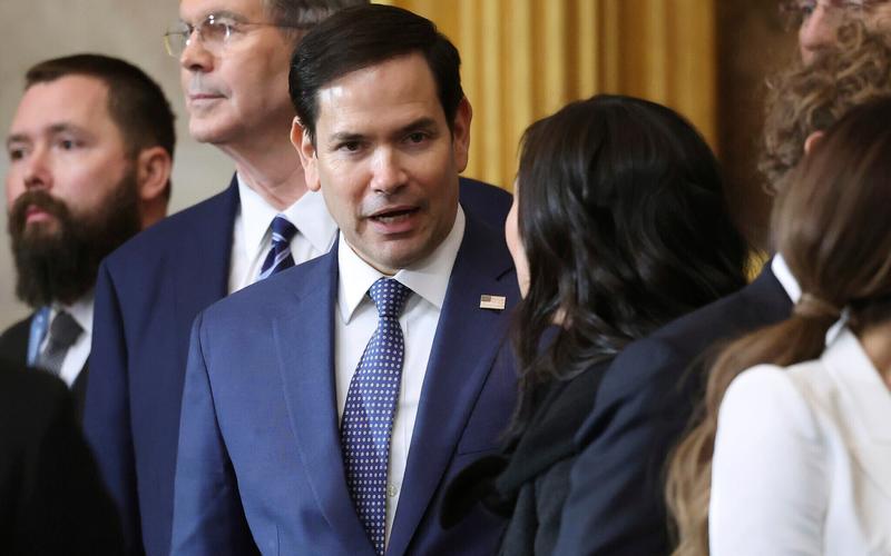 US Senate confirms Rubio as secretary of state, giving Trump 1st member of Cabinet