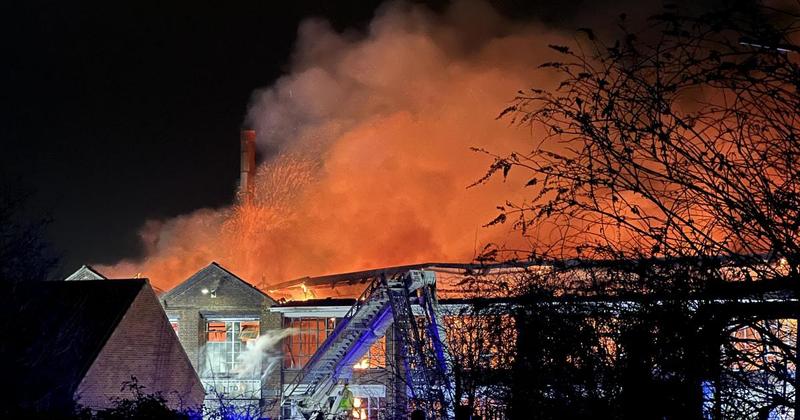 Asbestos warning issued after shoe factory fire