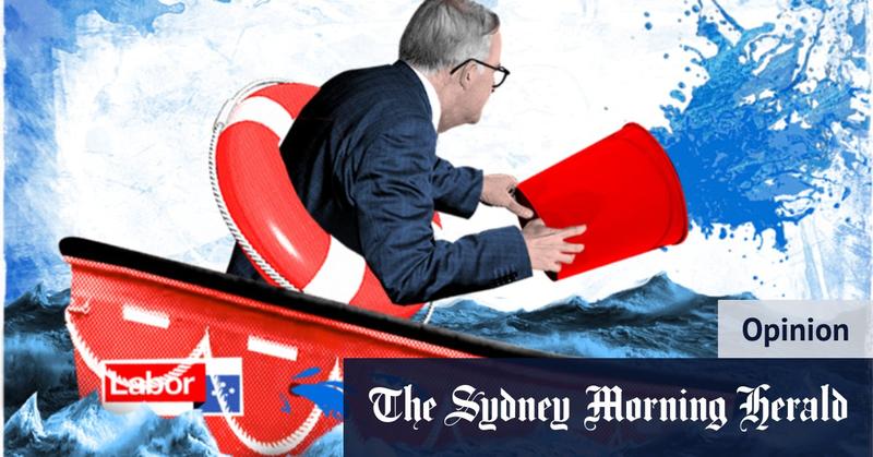 Albanese now realises he’s on a rescue mission to save the sinking ship