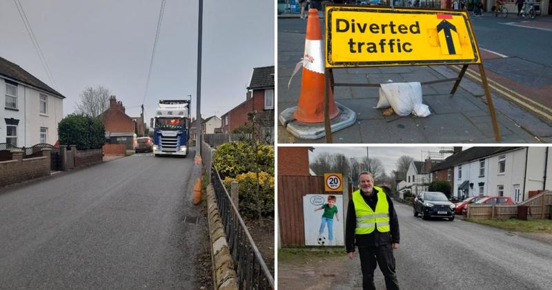 Rat run diversion has pedestrians 'diving for cover' to avoid traffic