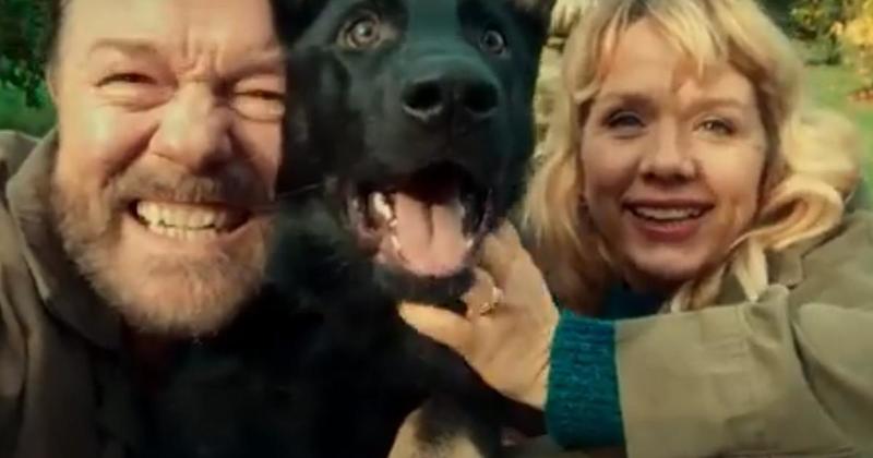 Ricky Gervais pays tribute to After Life dog Brandy who was 'a very good girl'