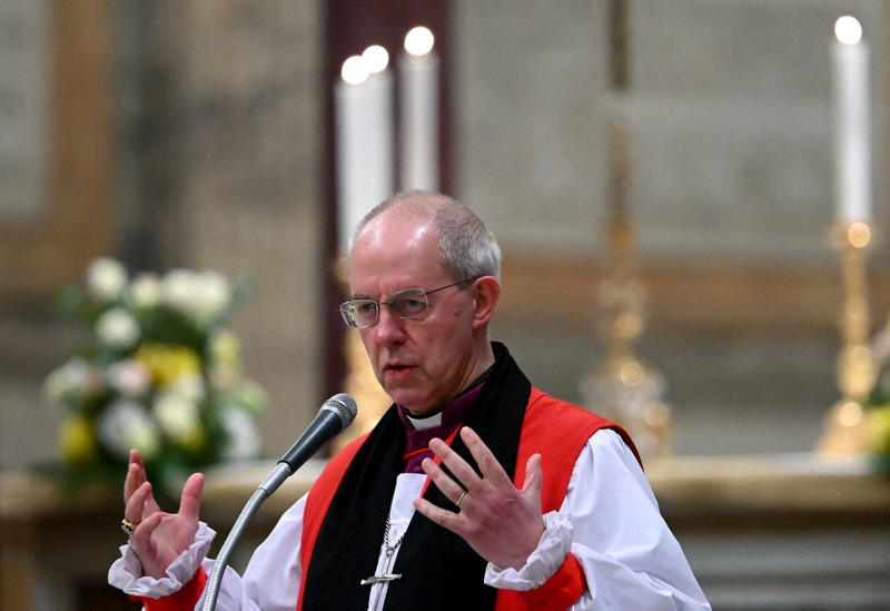 Bishop compares disgraced Welby to God