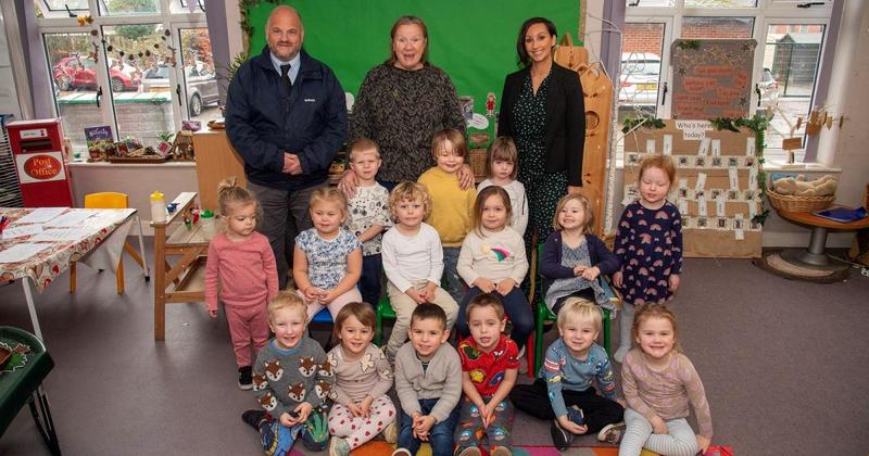 Homebuilder gives £1,000 to help fund new fences for childcare group