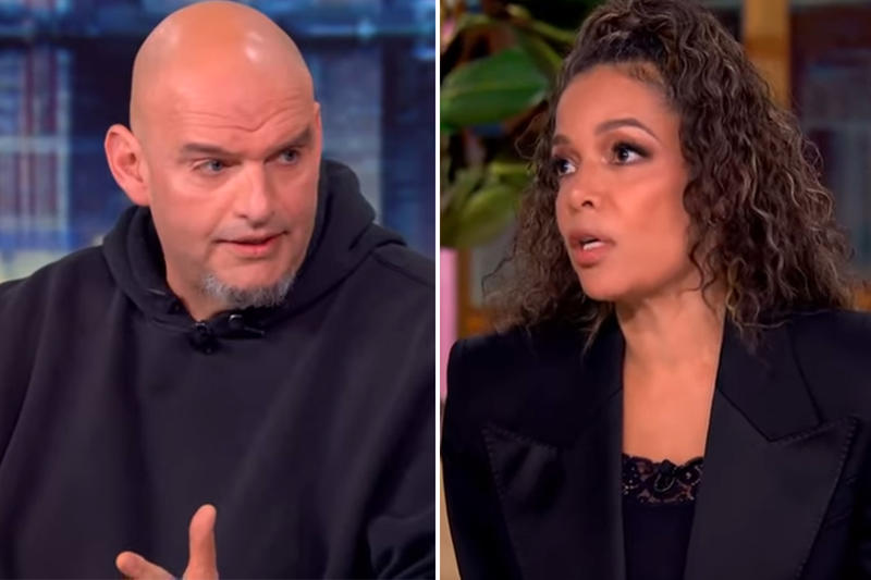 Three cheers for John Fetterman refusing to blindly toe the Dems’ — and Sunny Hostin & Co’s — party line