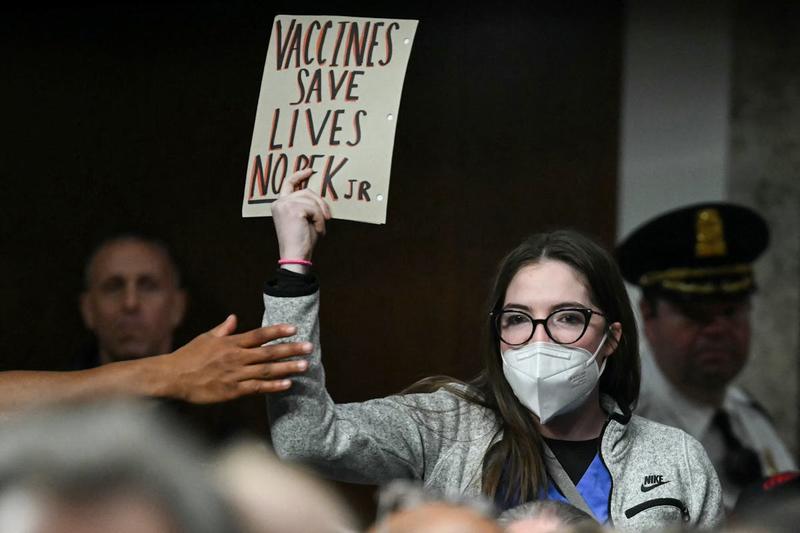 Protesters Disrupt RFK Jr.’s Confirmation Hearing Just Minutes In