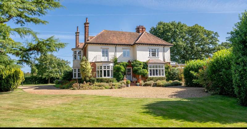 Edwardian house with heated outdoor swimming pool for sale at £1.9 million guide