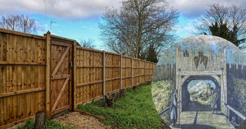 Council fires warning shot over fence near Norman castle ruins