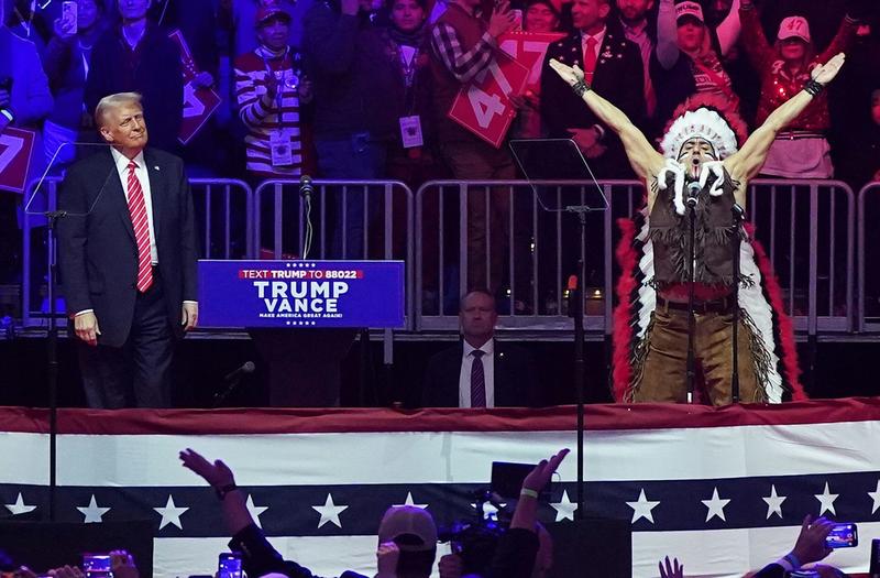 From YMCA to MAGA: why Trump plays Village People at his rallies