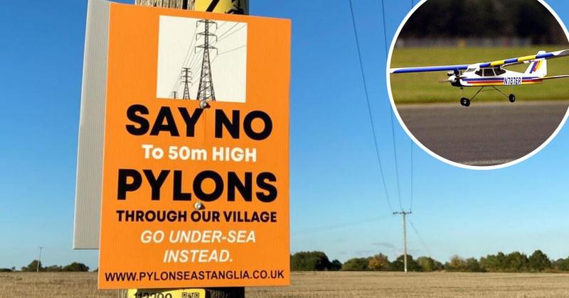 Model aircraft concerns prompt tweaks to controversial Norfolk pylon route