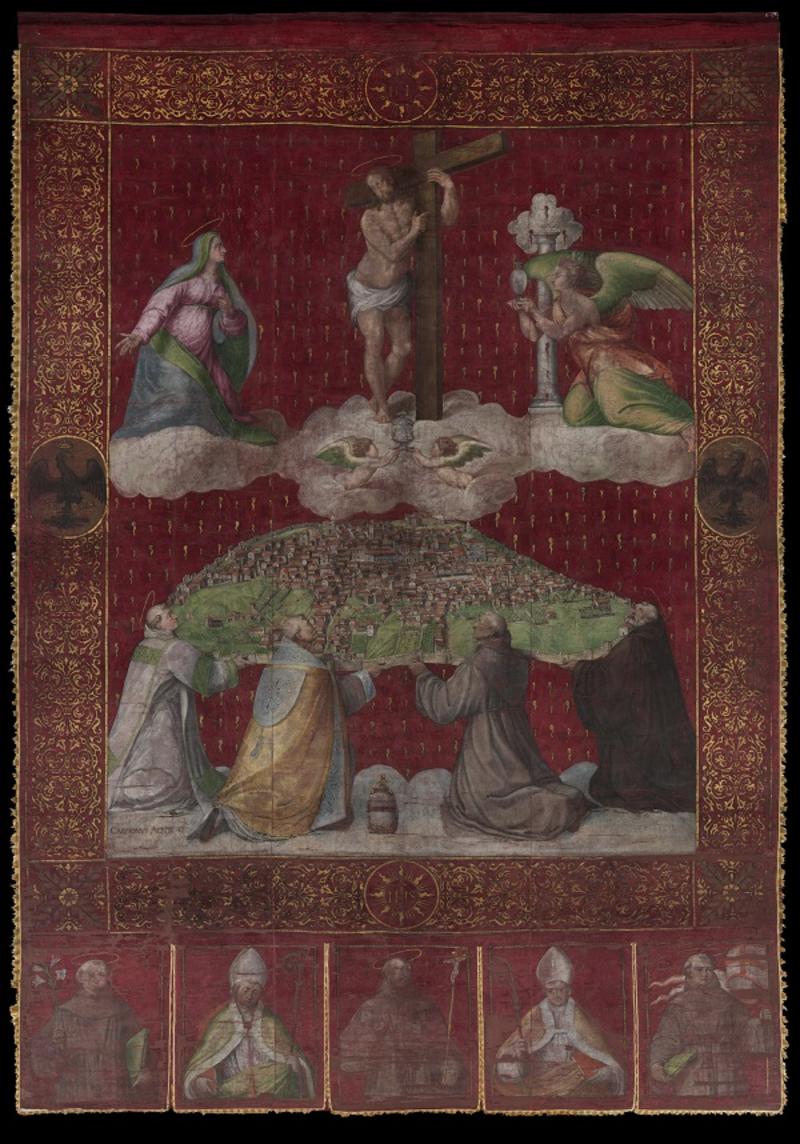 Restauro del Gonfalone con i Santi Protettori dell’Aquila al MuNDA – Museo Nazionale d’Abruzzo dell’Aquila