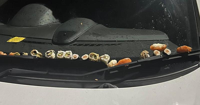 Bizarre sushi incident leaves suburb reeling