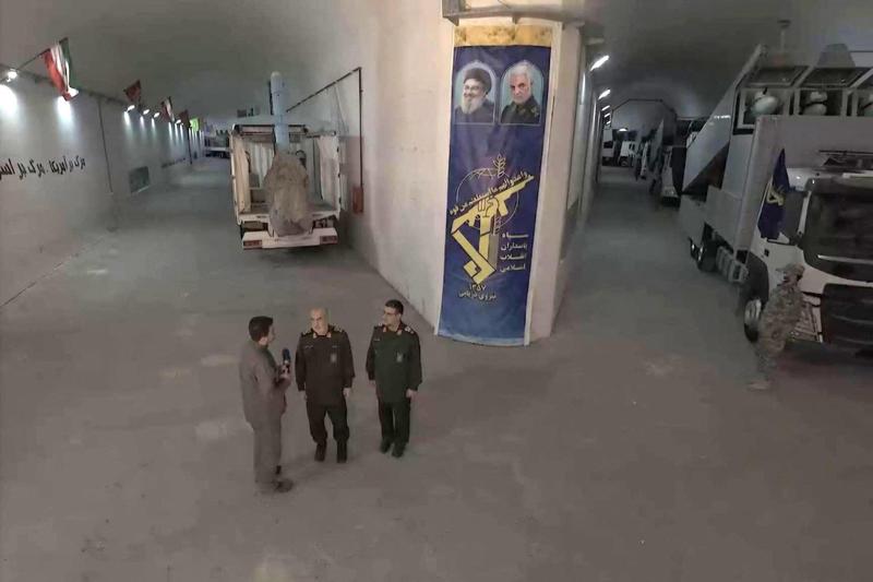 Iran’s Revolutionary Guards unveil underground missile facility for naval warfare