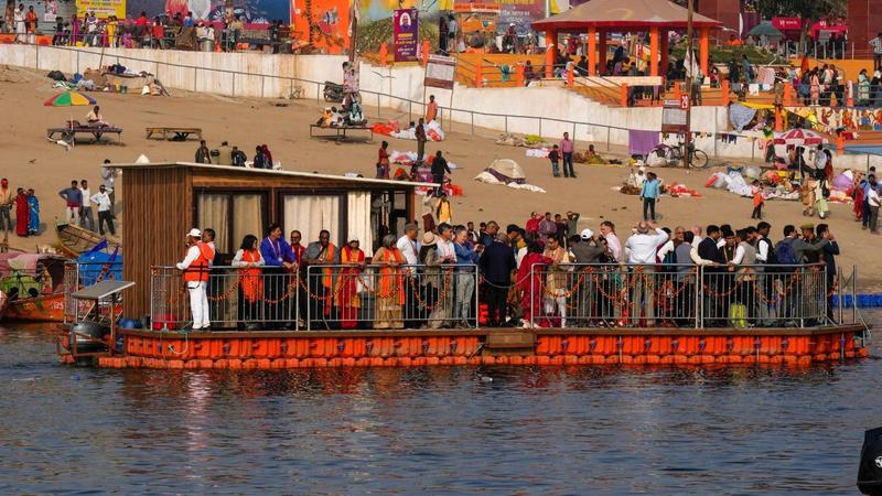 Maha Kumbh Mela 2025: 118-member foreign delegation takes holy dip at Sangam