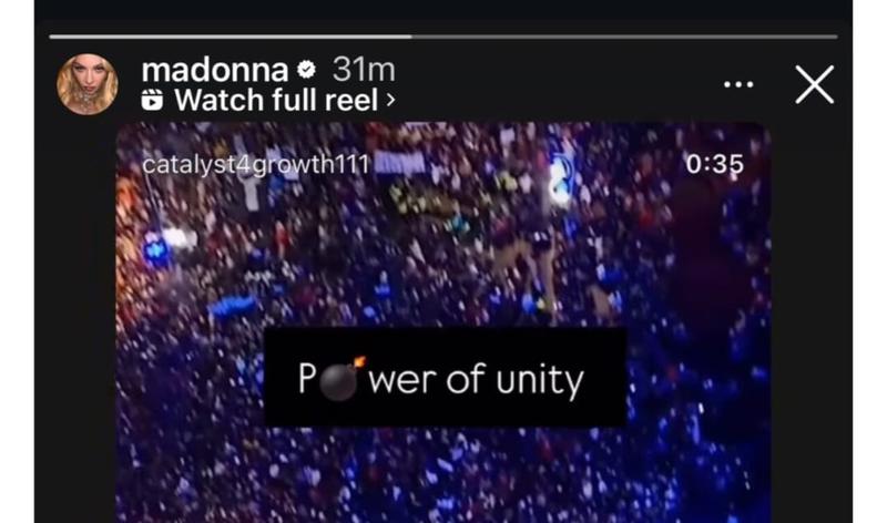 Madonna objavila video sa protesta u Srbiji