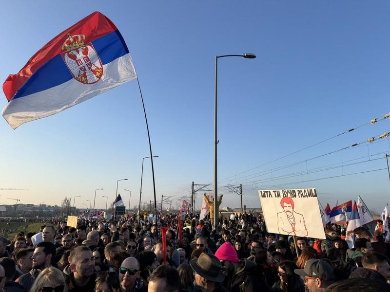 Završena blokada Mosta slobode u Novom Sadu