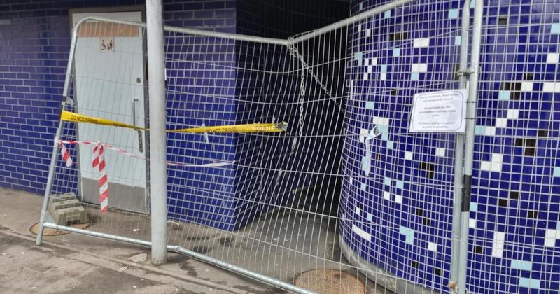 Child and teenager questioned by police after public toilet arson attack