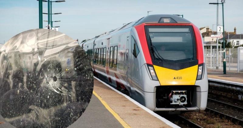 Investigation under way after trains hit by 'projectiles'