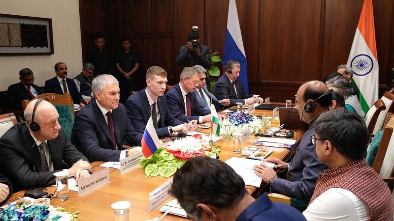 Successful Inter-Parliamentary Cooperation between Russia and India