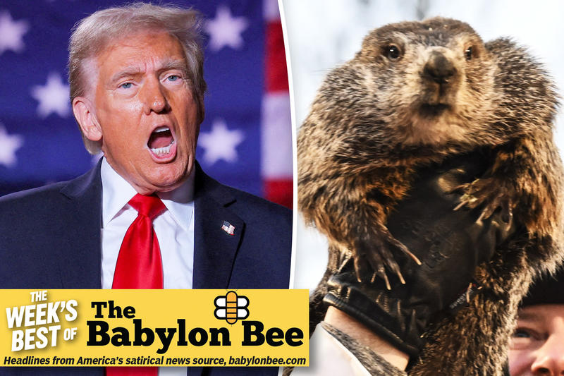 The Best of the Babylon Bee: From Trump’s Stanley Cup proposition to Punxsutawney Phil’s deportation