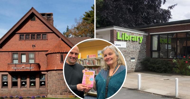 Library book back in Norfolk after it was returned to librarians 3,000 miles away