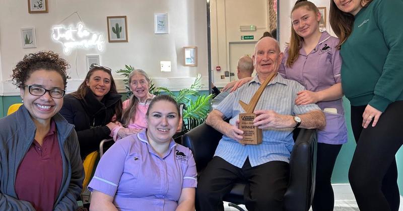 Care group's person-centred values recognised with Customer Excellence award