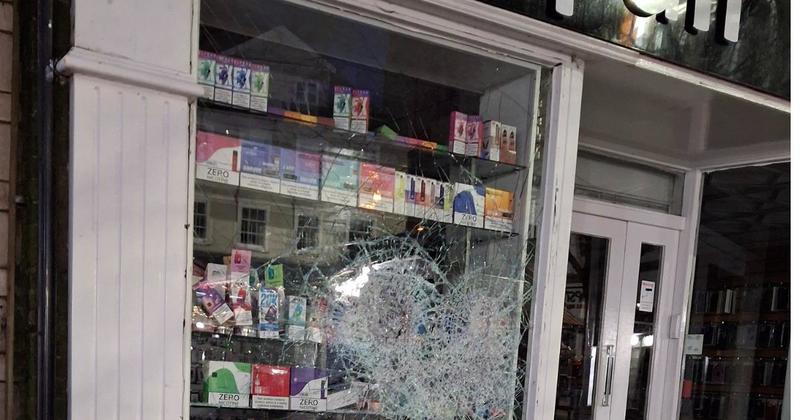 City centre phone shop vandalised AGAIN