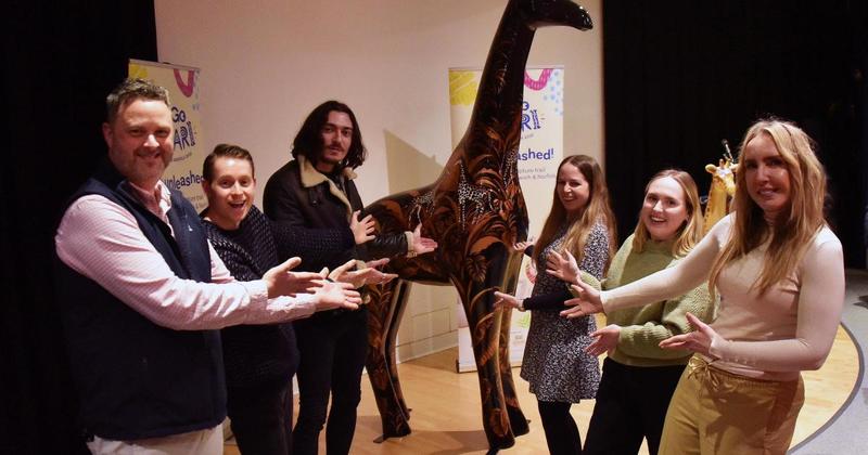 REVEALED: The first GoGoSafari sculpture has been unveiled - and it's wild!