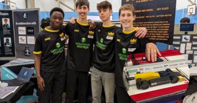 Secondary school reaches national finals for F1 design competition