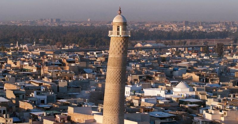 Iraq's famed 'hunchback' of Mosul rebuilt brick by brick