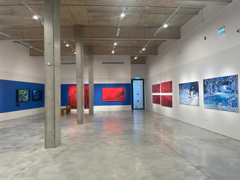 Now in blue: Museum exhibits first works by Be’eri artist Ziva Jelin since October 7