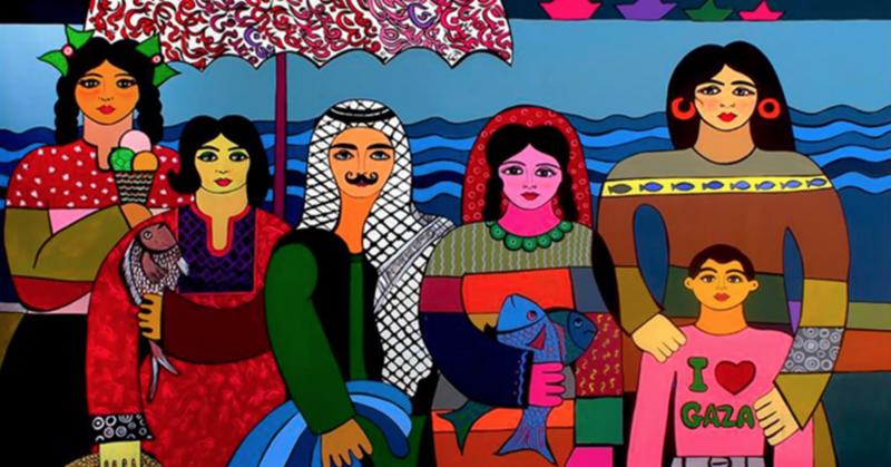 AL-Monitor Dubai: Palestinian artists' rescued works from Gaza