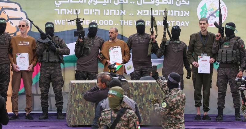 Israeli hostages forced by Hamas captors to speak in Gaza release