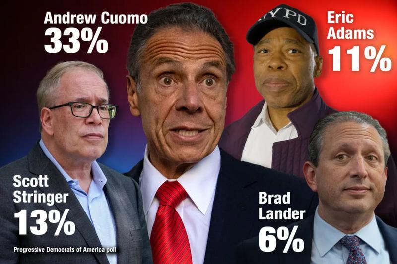 Adams vs. Cuomo? Poll forecasts a wild mayoral race — that shuts out the far left