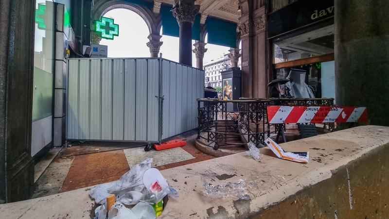 Galleria Vittorio Emanuele: finalmente i lavori anche in via Silvio Pellico, “lato oscuro” del Salotto